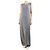 Autre Marque Graues Wollmischung-Midi-Kleid - Größe UK 10