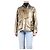 Louis Vuitton Gold Monogram Shell-Jacke - Größe UK 12 Golden
