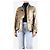 Louis Vuitton Gold Monogram Shell-Jacke - Größe UK 12 Golden - Ansicht 3