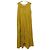 Autre Marque Vestido sin mangas Ray Beams Amarillo