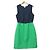 Bicolor Kleid MARC BY MARC JACOBS Blau Grün Marineblau