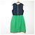 Bicolor Kleid MARC BY MARC JACOBS Blau Grün Marineblau - Ansicht 2