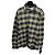 Camicia a quadri Off White verde in cotone M