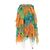 Falda midi con flecos naranja y turquesa Dries Van Noten - vista 2