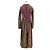 Temperley London Woll Maxikleid Khaki Rosa - Ansicht 2