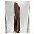 Temperley London Woll Maxikleid Khaki Rosa - Ansicht 3