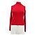 Top de cuello alto rojo con logo DKNY Jeans Roja