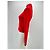 Top de cuello alto rojo con logo DKNY Jeans Roja - vista 4