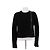 Céline Short Wool Jacket Navy Blue Black
