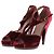 Hermès Sandali con tacco bordeaux Bordò