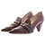 Décolleté Tod's in pelle marrone con cinturini Taglia 40