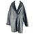 Autre Marque Abrigo de shearling "Namo" Negro
