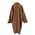 Autre Marque Abrigo de cuadros de lana BELLA JONES Camel Camello - vista 2