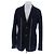 Comme Des Garcons Blazer blu marino con borchie Blu navy