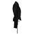 Alaïa Schwarze Baumwollhemd - Ansicht 3