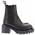Bottega Veneta Botines "Chelsea Lug" negros de cuero - vista 2