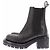 Bottega Veneta Botines "Chelsea Lug" negros de cuero - vista 3