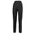 Saint Laurent Pantalón negro con rayas plateadas