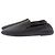 The row Pantofole in pelle nera Nero - vista 3