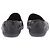 The row Pantofole in pelle nera Nero - vista 5