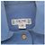 Céline Camicia blu con bottoni dorati - vista 5