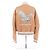 Off White Bomberjacke aus Satin Beige - Ansicht 2