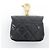 Portachiavi in pelle nera Chanel Nero - vista 3