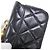 Portachiavi in pelle nera Chanel Nero - vista 5