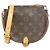 Borsa a Spalla Louis Vuitton Monogram Tan Blanc Marrone