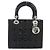Borsa Lady Medium Christian Dior Nero