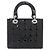 Borsa Lady Medium Christian Dior Nero - vista 2