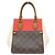 Borsa Louis Vuitton Monogram Fold Tote PM M45389 Nero Crudo Fuschia - vista 2
