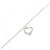Tiffany & Co Bracciale charm Open Heart in argento di Tiffany