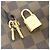 Borsa a mano Damier Normandy Louis Vuitton Marrone - vista 4