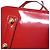 Borsa Alma BB in vernice Louis Vuitton Rosso Fuschia - vista 3