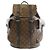 Zaino Christopher MM Monogram Macassar Louis Vuitton Marrone