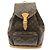 Louis Vuitton Monogram Montsouris GM Rucksack Braun