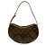 Borsa a Spalla Pochette Croissant Monogramma Louis Vuitton Marrone