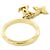 Louis Vuitton Louisette Signature Ring Golden - Ansicht 2