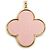 Portachiavi Louis Vuitton Into the Flower Marrone Rosa D'oro - vista 4