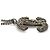 Collana in metallo gunmetal con il logo Coco di Chanel Metallico - vista 2