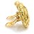 Orecchini a clip in metallo dorato Chanel Coco Mark per donne D'oro - vista 2