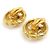 Orecchini a clip in metallo dorato Chanel Coco Mark per donne D'oro - vista 7