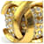 Orecchini a Clip Chanel con design Coco Mark  - vista 8