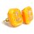 Orecchini in resina dorata e metallo Chanel D'oro Giallo - vista 2