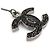 Collana da donna Chanel in nero e gunmetal Metallico - vista 3