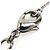 Collana da donna Chanel in nero e gunmetal Metallico - vista 8