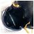 Vintage Coco Mark Matelassé Mini-Handtasche von Chanel Marineblau - Ansicht 11