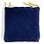 Vintage Coco Mark Matelassé Mini-Handtasche von Chanel Marineblau - Ansicht 2