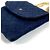 Vintage Coco Mark Matelassé Mini-Handtasche von Chanel Marineblau - Ansicht 4